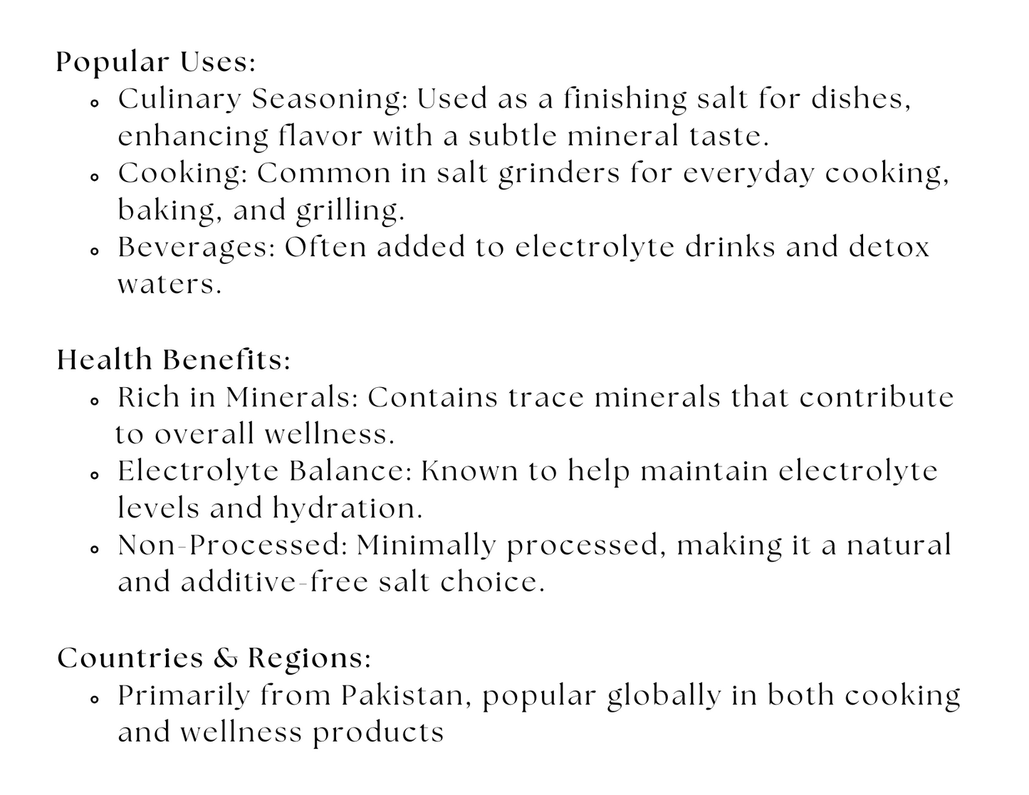 Himalayan Pink Sea Salt – Mineral-Rich Gourmet Salt
