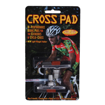 Kool Stop Cross Pads Holder with Pads - Triple Performance