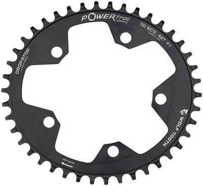Chaîne de plateau elliptique Wolf Tooth 110 BCD - 40t Noir