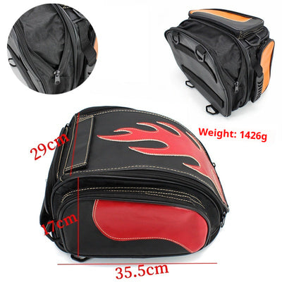 Premium Waterproof Retro Motorcycle Tail Bag