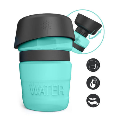 Bouteille d'eau de voyage portable pour chien