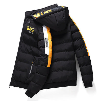 Men's Winter Thickened Cotton-Padded Puffer Jacket