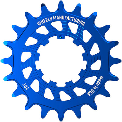 Wheels Manufacturing SOLO HG Cog - 20t for Shimano HG Freehub - Blue