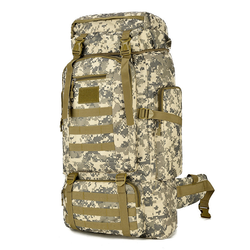 Mochila de Montañismo Camuflada para Exterior