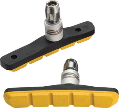 Plaquettes de frein Jagwire Mountain Sport - Postes filetés - Jaune