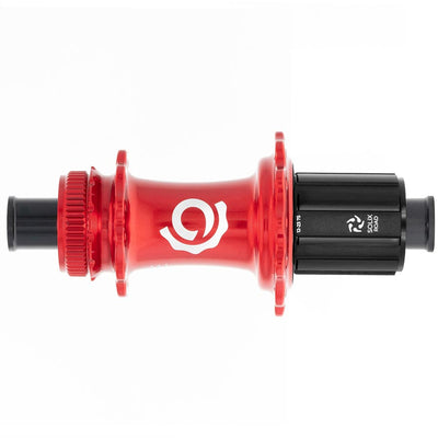 Moyeu arrière Industry Nine Solix G Classic - 12mm TA, Shimano HG11, 28H, Rouge