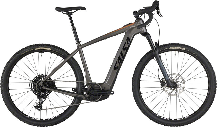 Salsa Tributary Apex Eagle SUS Ebike - 29" Aluminium Charcoal Petit