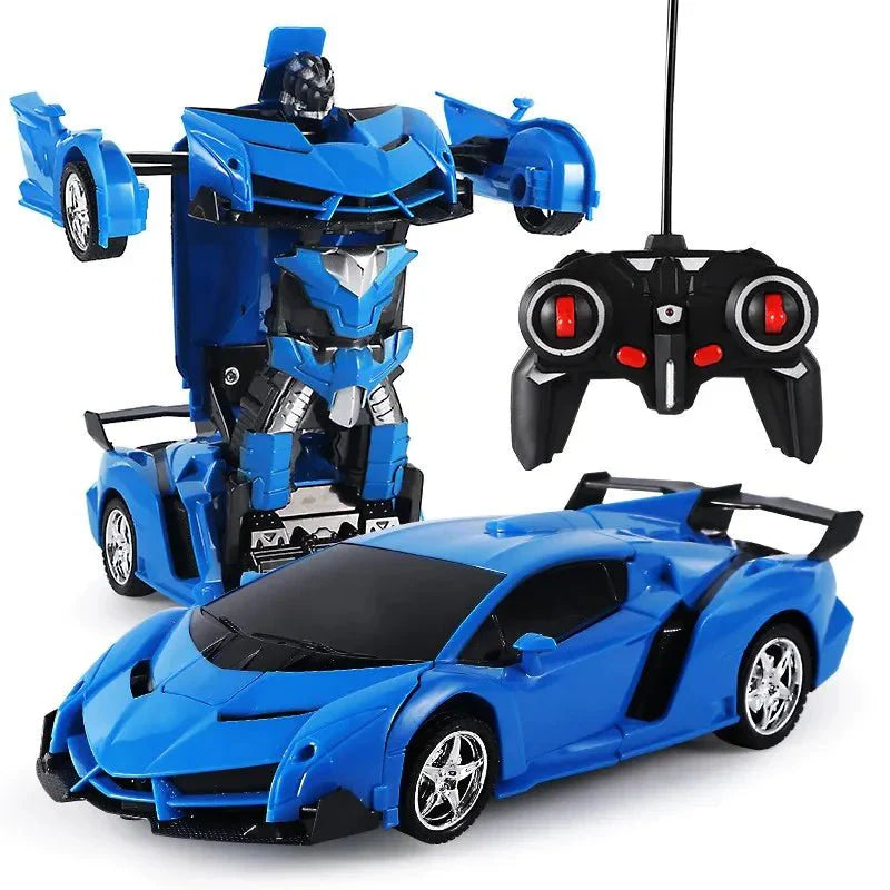 2-in-1 Transformer Remote Control Race Car with Rechargeable Battery