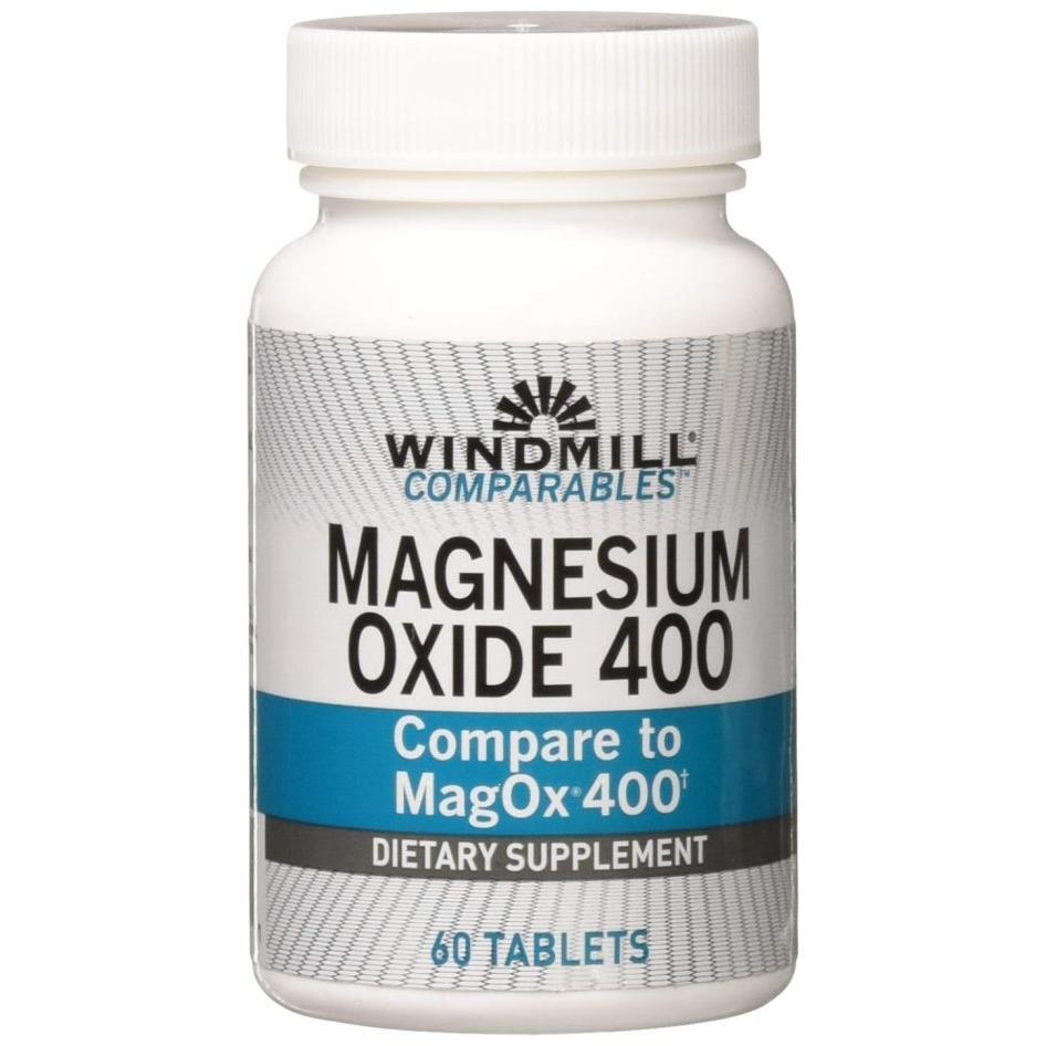 Tabletas de Óxido de Magnesio Windmill 400 Mg