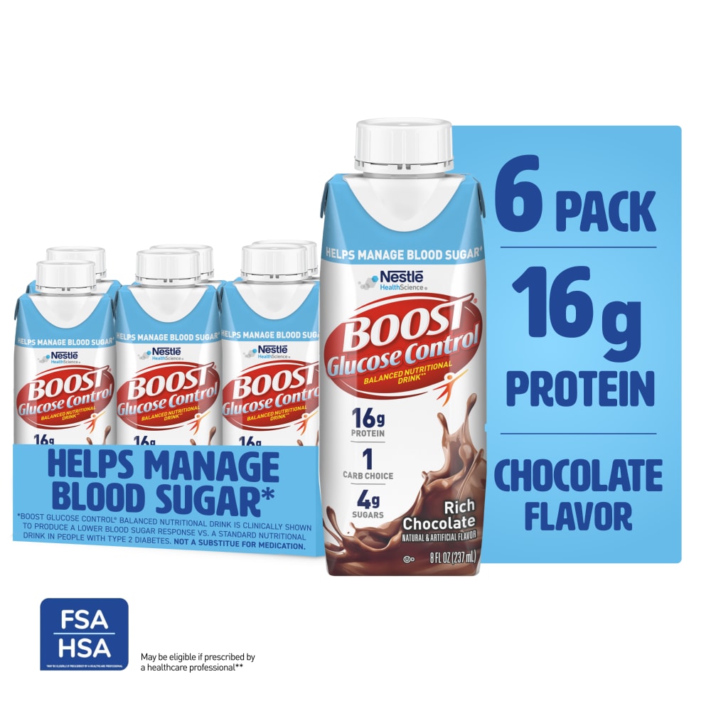 Boost Glucose Control Nutritional Drink - Rich Chocolate Flavor