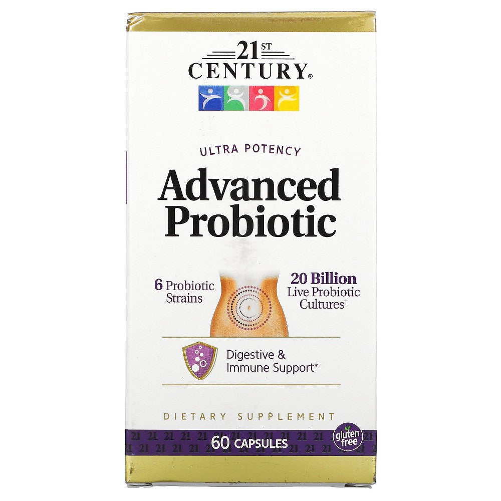 21st Century Ultra Potency Advanced Probiotic - 60 Capsules