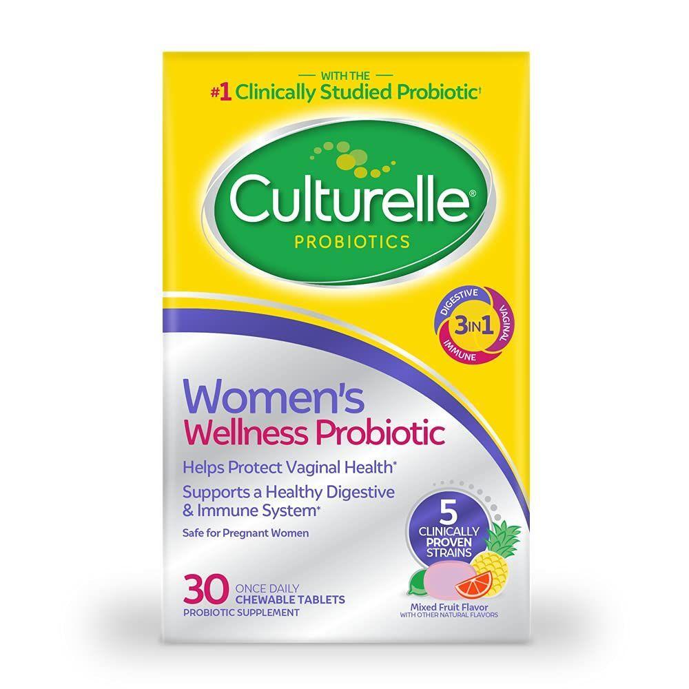Comprimés à mâcher probiotiques Culturelle pour le bien-être des femmes - Saveur fruits mélangés