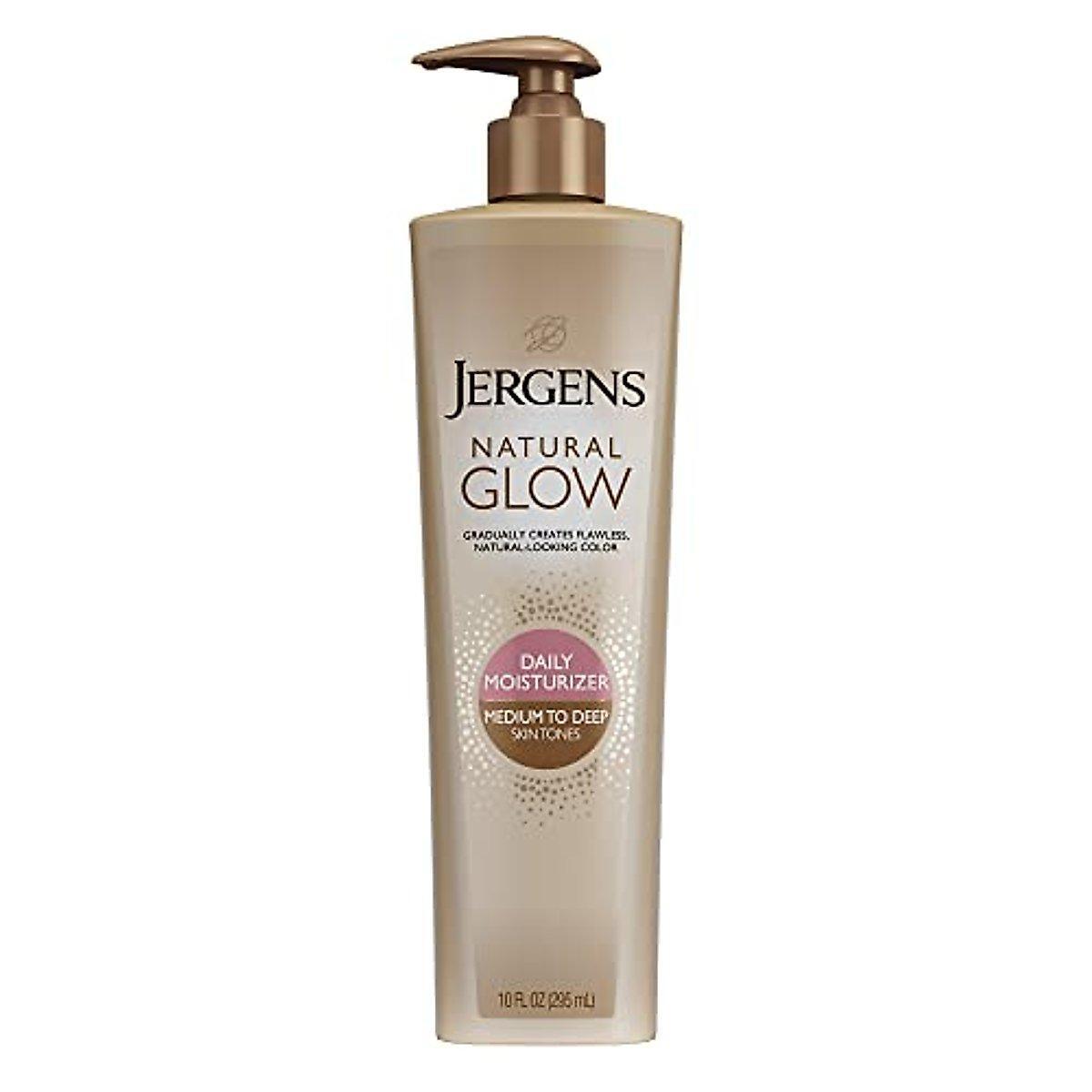 Hydratant quotidien Jergens Natural Glow pour les teintes de peau moyennes à bronzées