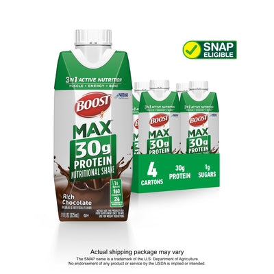 Boost Max Protein Shake – Rich Chocolate