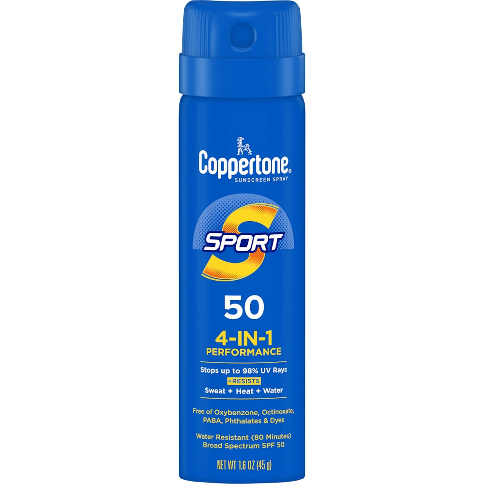 Coppertone Sport SPF 50 Sunscreen Spray - 1.6 Oz