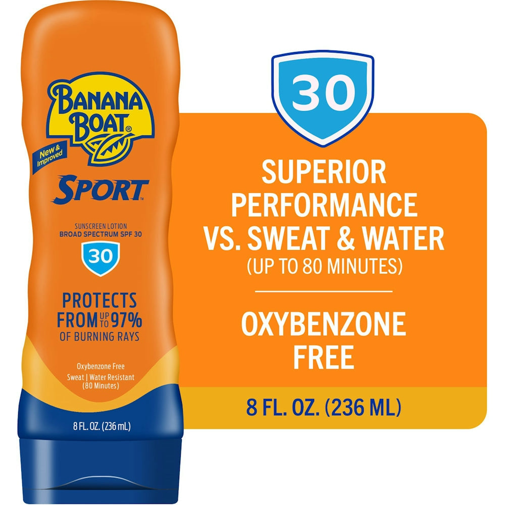 Banana Boat Ultra Sport Performance Lotion Sunscreen SPF 30 - 8 oz
