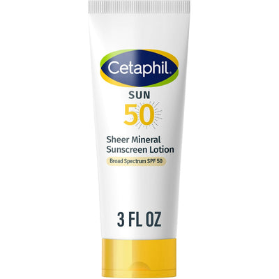 Cetaphil Sheer Mineral Sunscreen SPF 50 - 3 Fl Oz