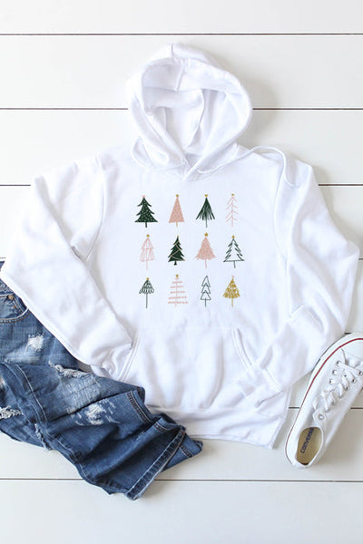 12 Christmas Trees 3025_hoodie - Korvel