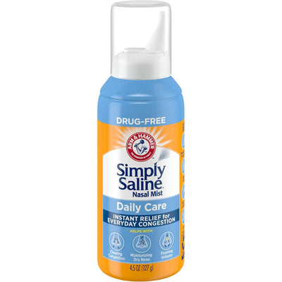 Arm & Hammer Simply Saline Spray de soin nasal quotidien 4,5 oz