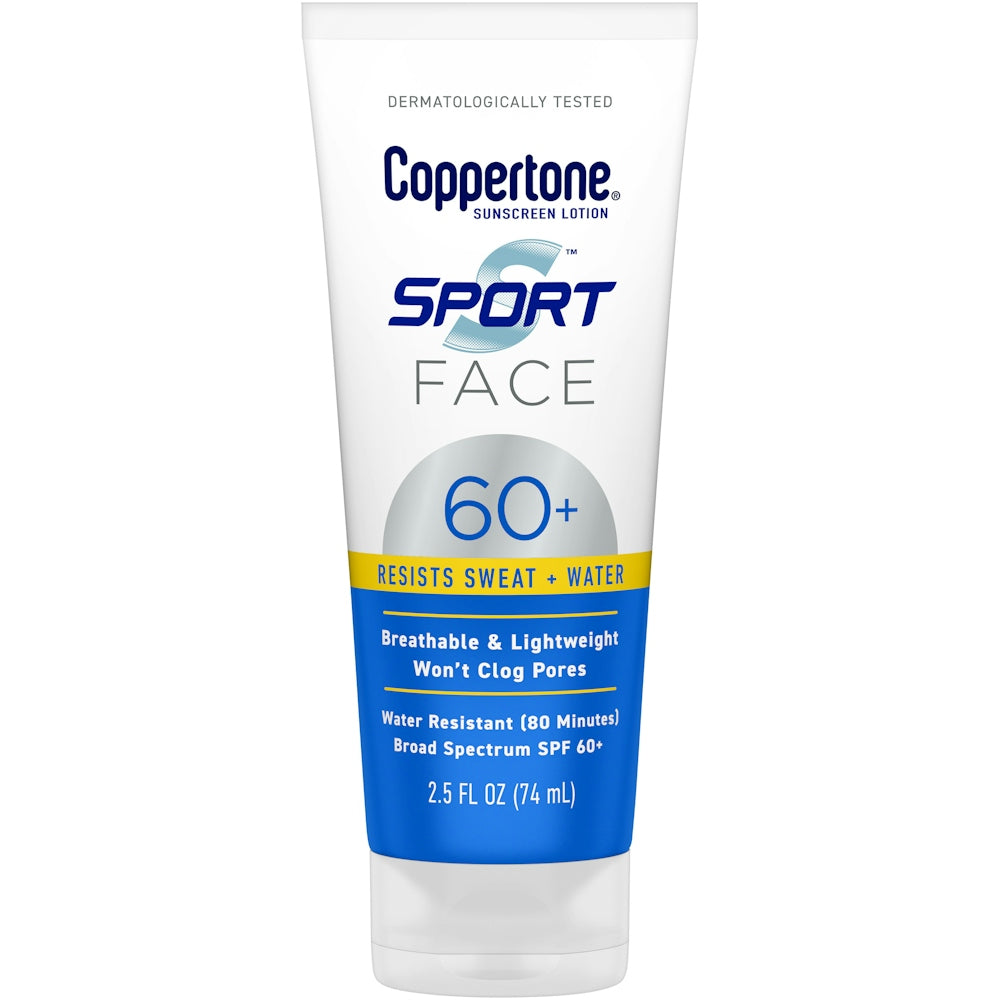 Coppertone Sport Face Sunscreen Lotion SPF 60+ - 2.5 Fl Oz