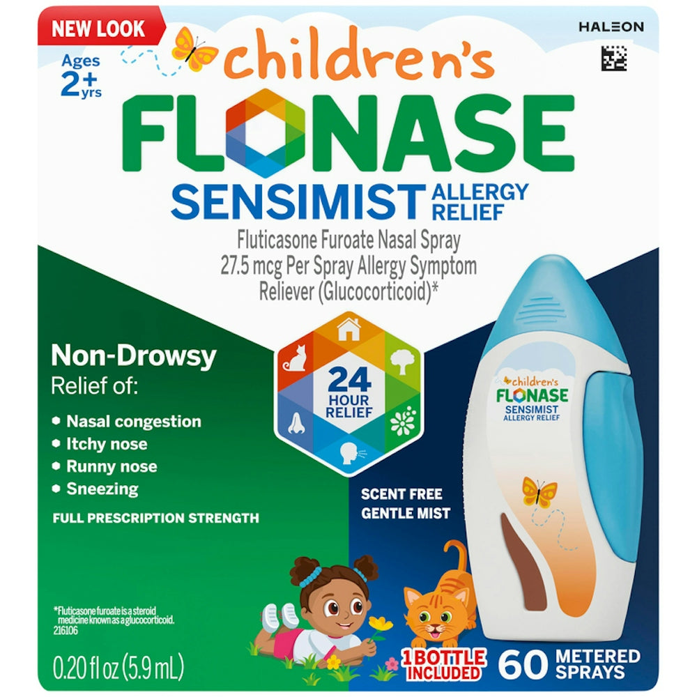 Flonase Children's Sensimist Allergy Relief Nasal Spray, 60 Sprays
