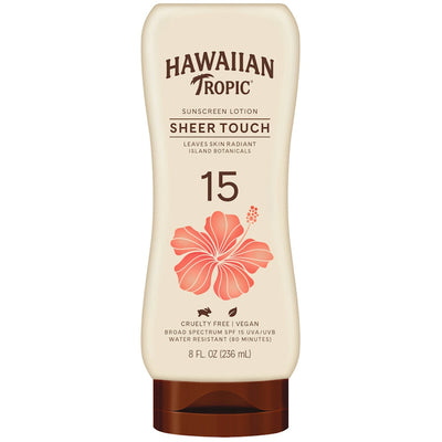 Hawaiian Tropic Sheer Touch Sunscreen SPF 15 - 8 oz