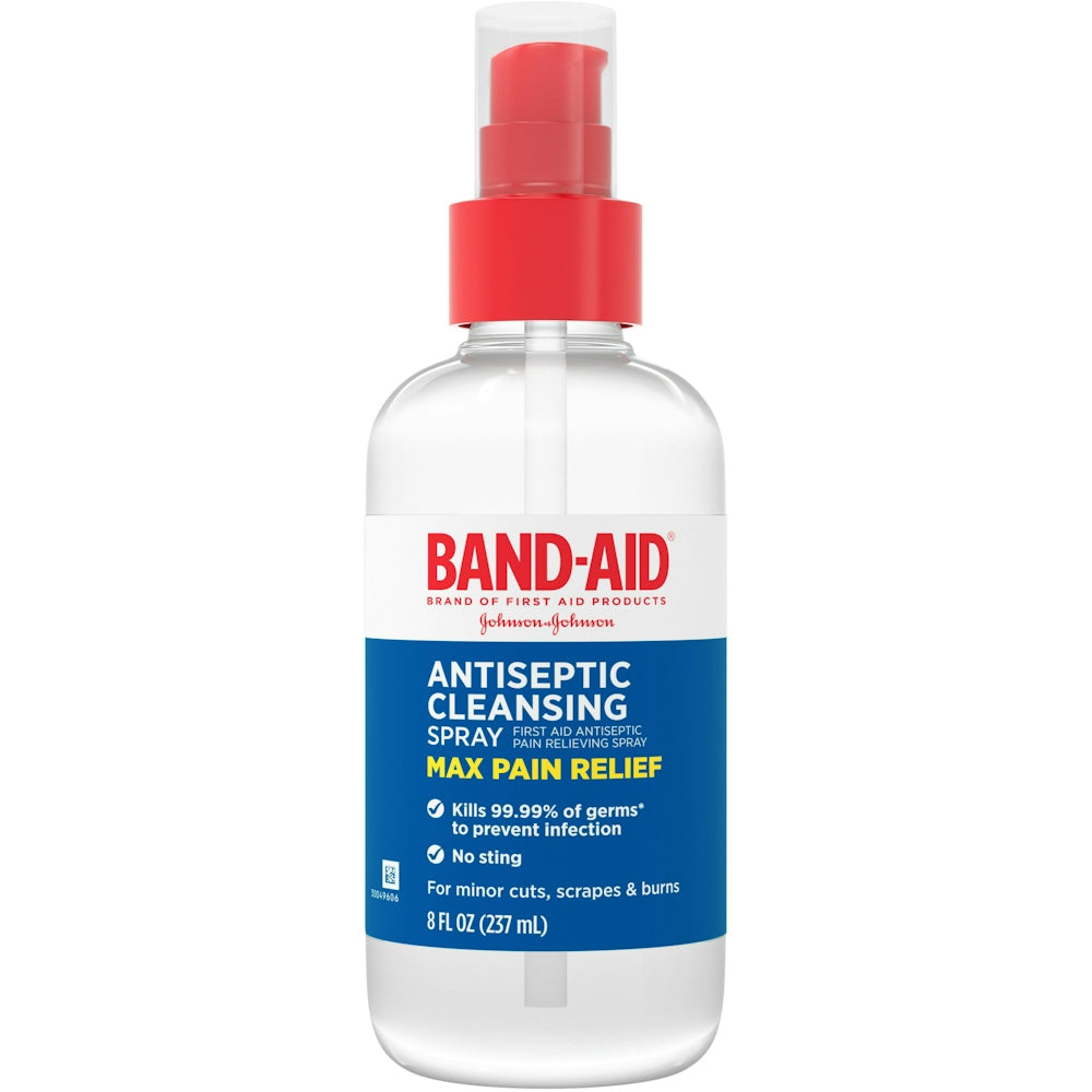Band-Aid Antiseptic Cleansing Spray, 8 Fl Oz