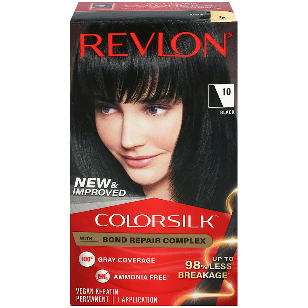 Revlon Beautiful Color Tinte Permanente para el Cabello, 010 Negro