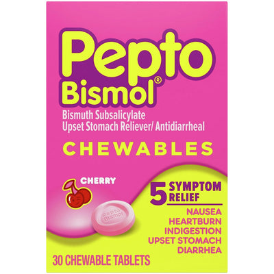 Comprimés à mâcher Pepto Bismol Cerise pour le confort digestif