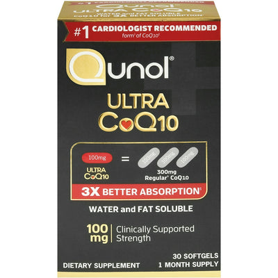 Qunol Ultra CoQ10 100 Mg Softgels - Premium Dietary Supplement