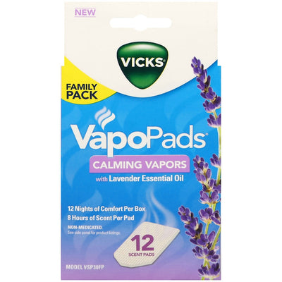 Vicks Calming Vapors with Lavender Essential Oil - Family Pack