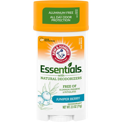 Déodorant Naturel Arm & Hammer Essentials, Baie de Genévrier Propre, 2,5 Oz