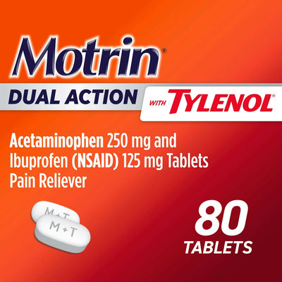 Motrin Dual Action Pain Relief Tablets