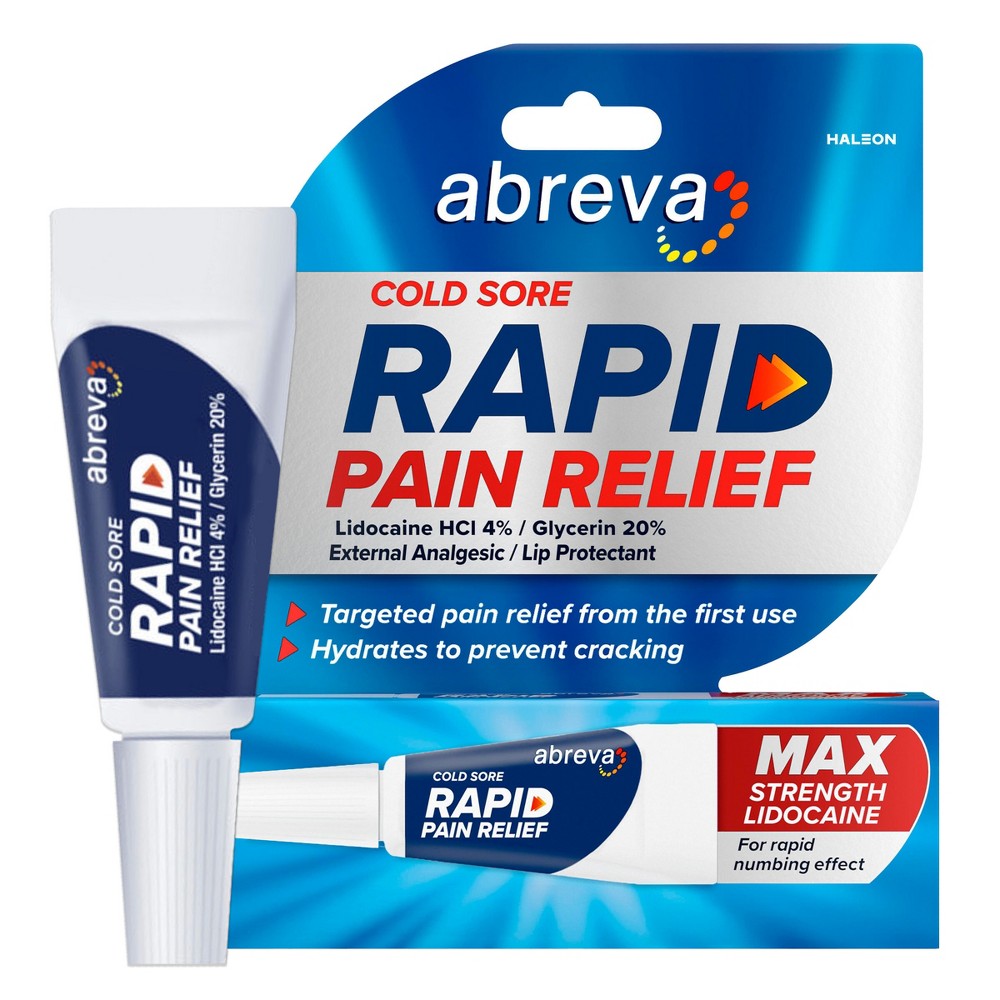Premium Cold Sore Relief Cream - 0.11 Oz