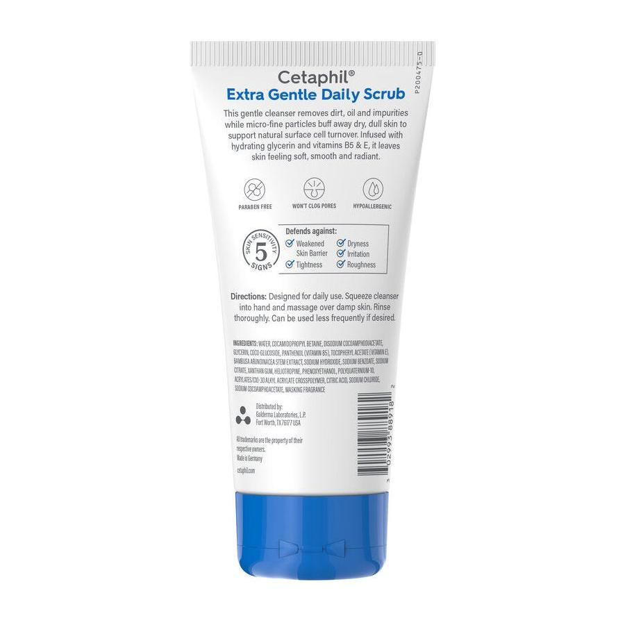 Nettoyant Exfoliant Doux pour le Visage Cetaphil 6 Fl Oz