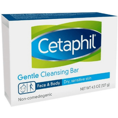 Barre de Nettoyage Douce Cetaphil - Hypoallergénique 4,5 Oz