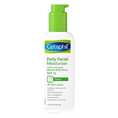 Cetaphil Fragrance Free Daily Facial Moisturizer SPF 15 - 4oz
