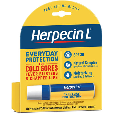 Herpecin L Cold Sore Relief Lip Balm Stick with SPF 30