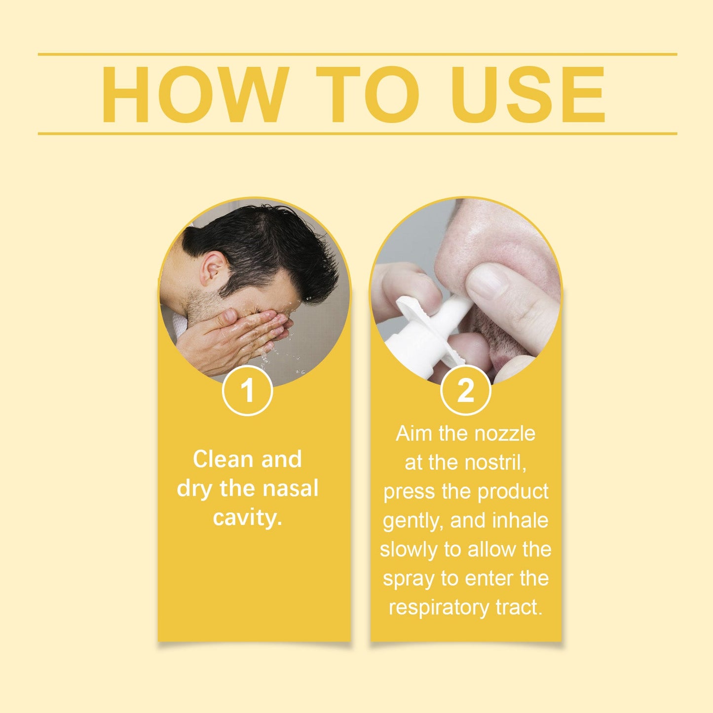 Spray nasal de soin doux pour un rafraîchissement quotidien