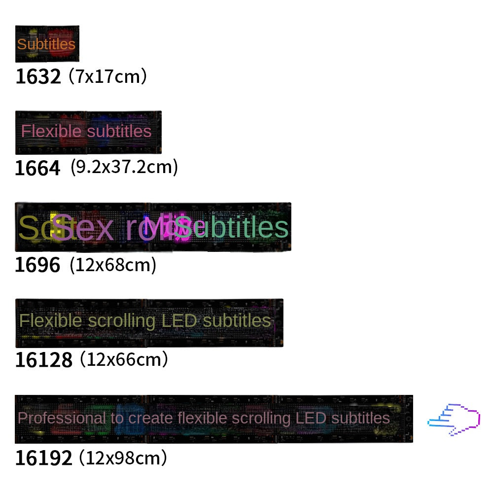 Flexible LED Advertising Screen LED Soft Panel APP Bluetooth Car Display - Korvel