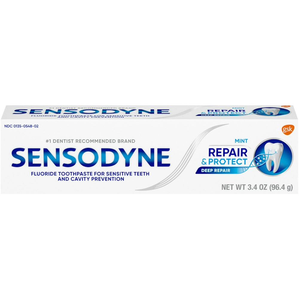 Pasta de dientes Sensodyne Mint Repair & Protect - 3.4 onzas