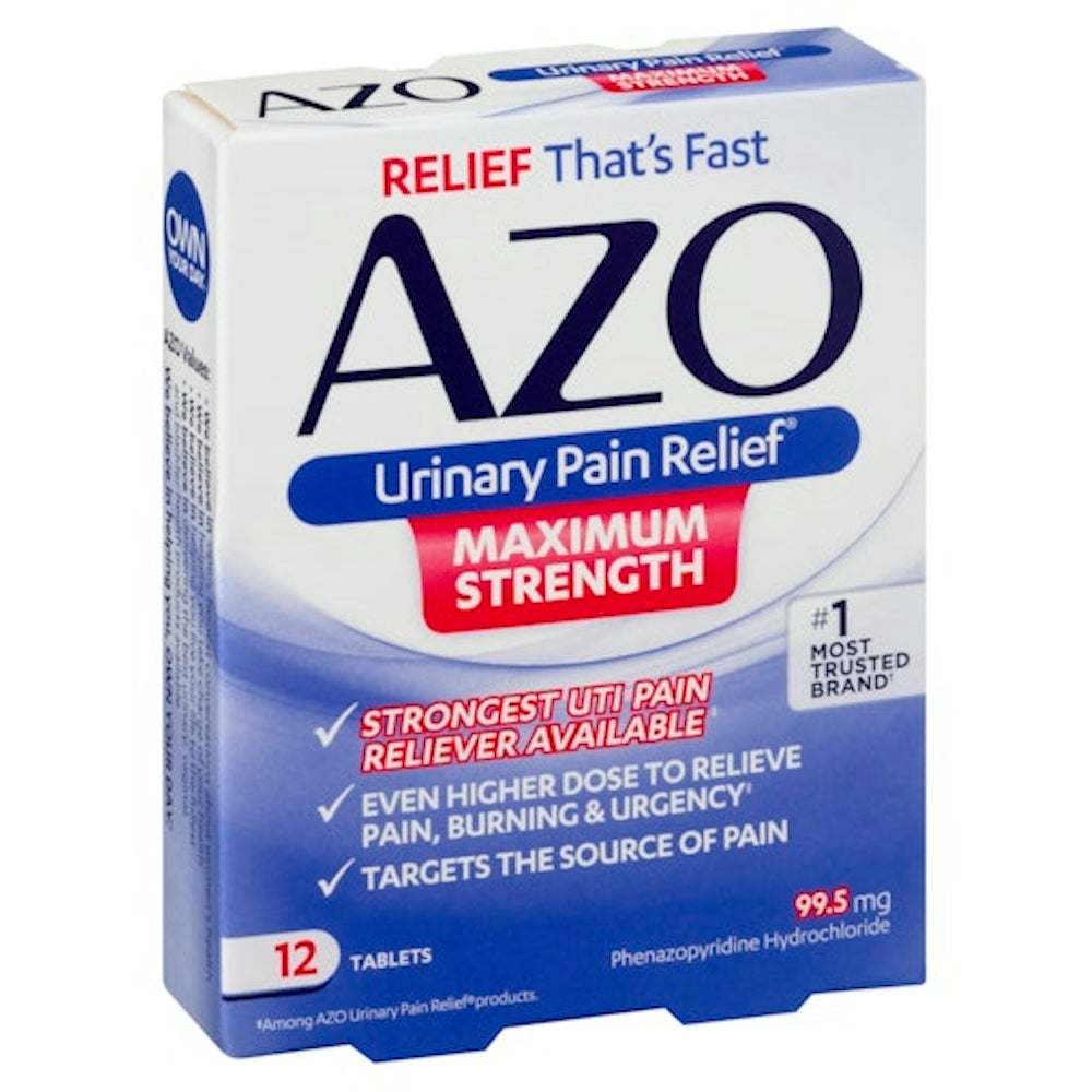AZO Standard Maximum Strength – Comprimés de confort urinaire
