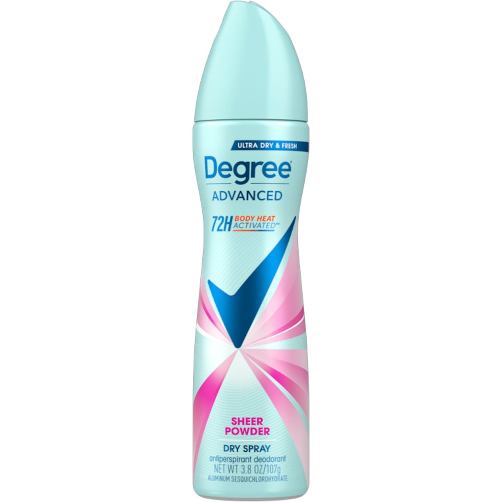 Desodorante en aerosol Degree Sheer Powder Dry Spray 3.8 Oz