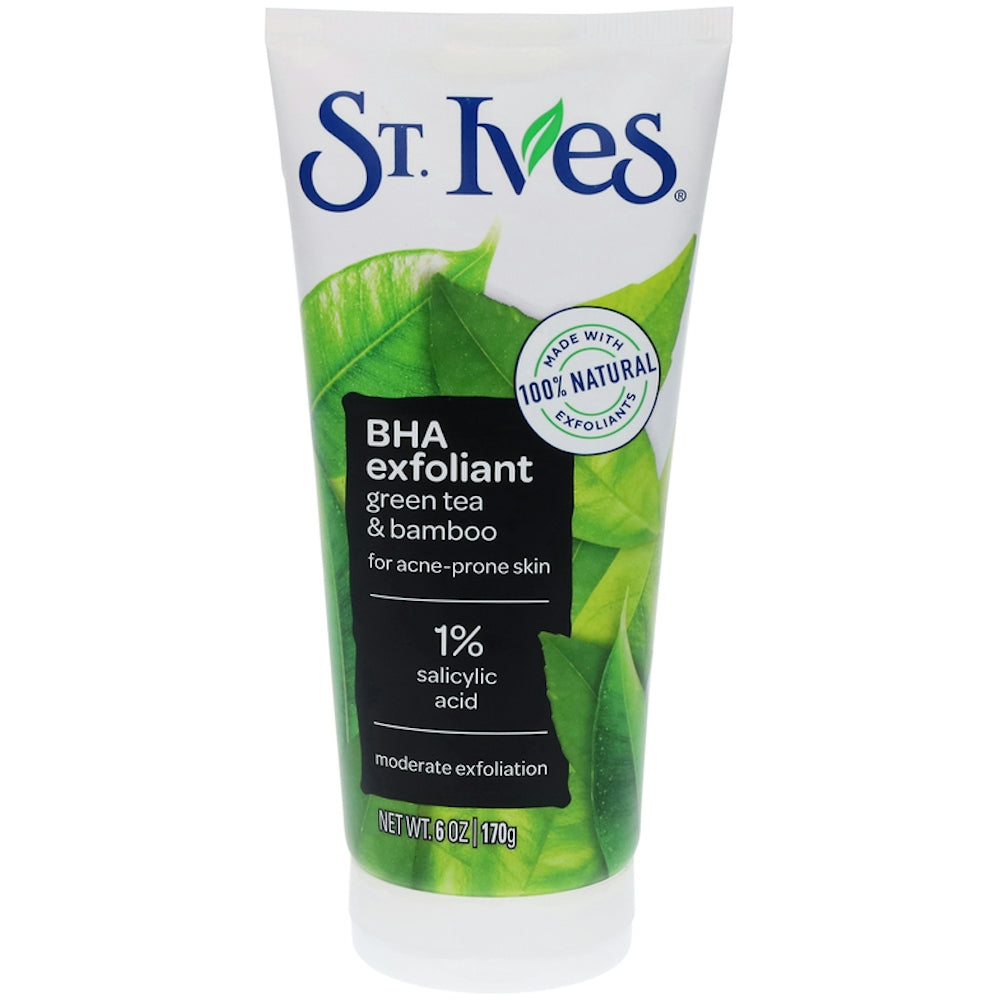 St. Ives Blackhead Clearing Face Scrub - Green Tea & Bamboo - 6oz
