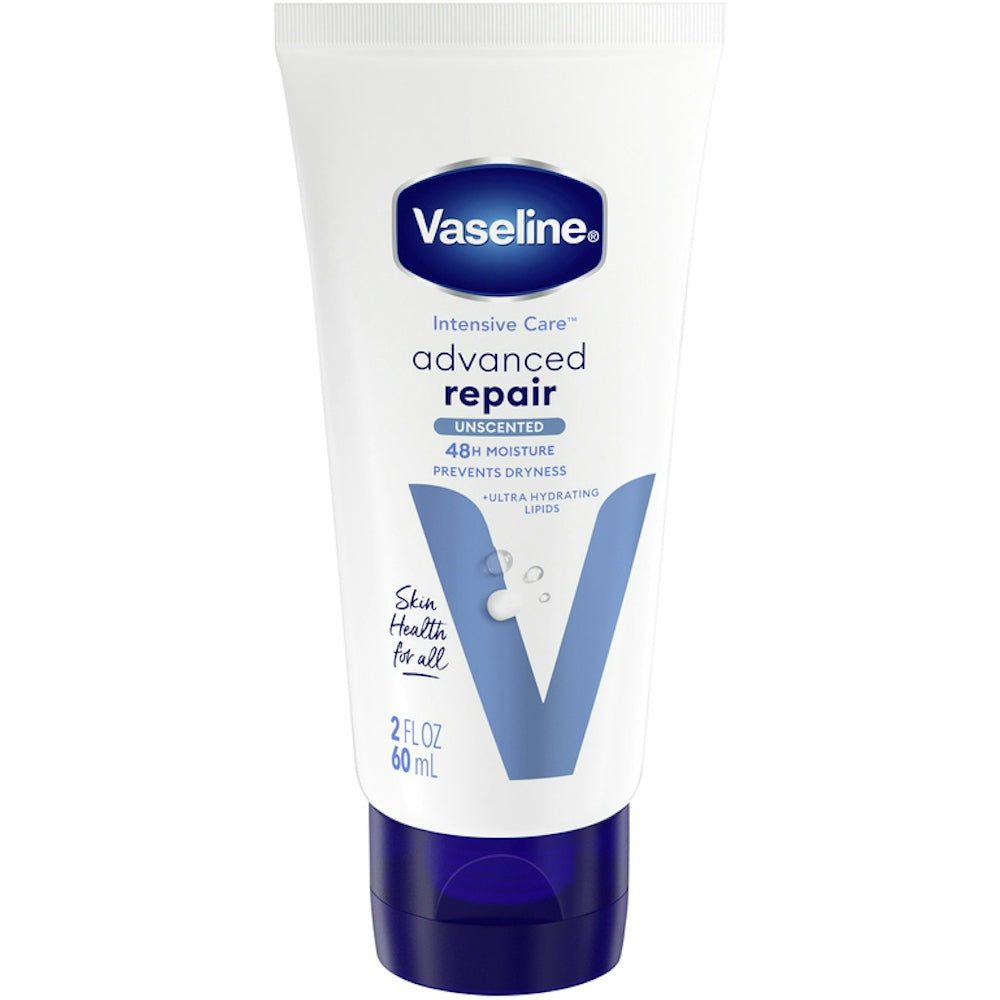 Lotion réparatrice avancée Vaseline Intensive Care, sans parfum, 2 Oz