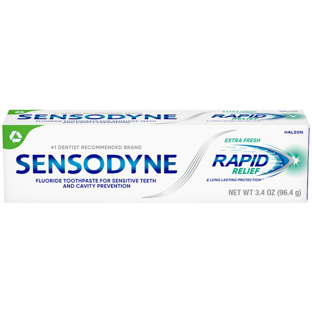 Sensodyne Rapid Relief Extra Fresh Toothpaste - 3.4 Ounce