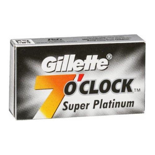 Gillette 7 O'Clock Super Platinum Razor Blades - 5 Pack