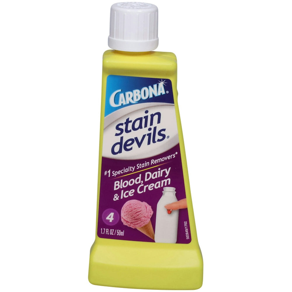 Carbona Stain Devils Removedor de Manchas de Sangre, Lácteos y Helados 1.7 Fl. Oz.