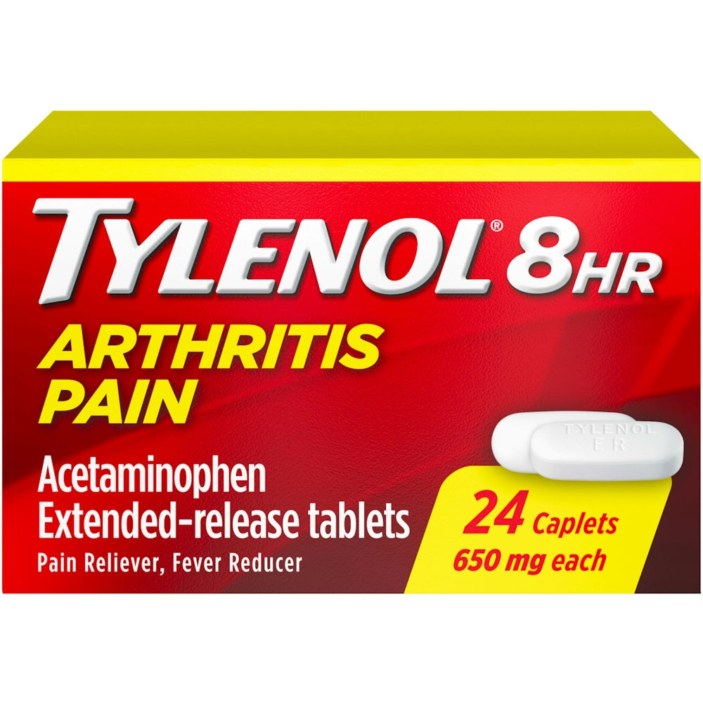 Tylenol 8 Hr 650 Mg Arthritis Pain Relief Caplets - 24 Count