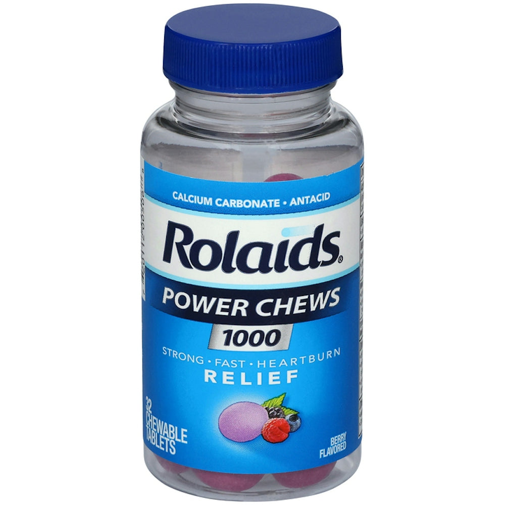Rolaids Power Digestive Chews - Saveur Baie - 32 Compte